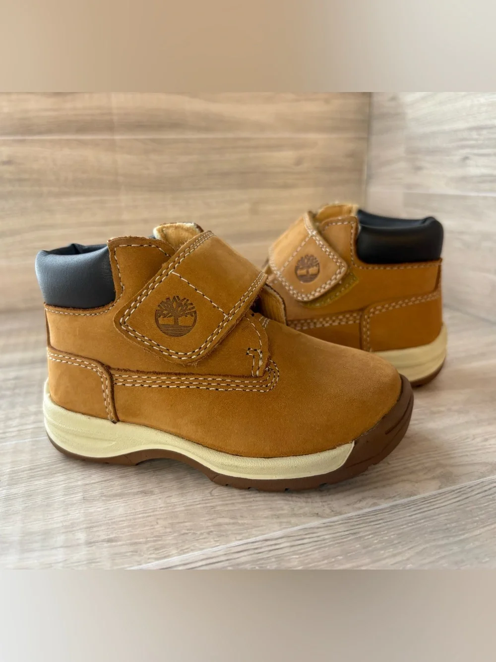 Timberland Toddler Size 5 Wheat Timber Tykes Boots Adjustable Strap